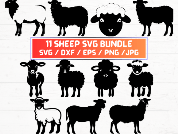11 Sheep SVG Bundle: A Versatile Digital Asset for Modern Design Workflows