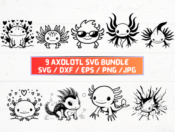 Axolotl SVG: A Versatile Digital Asset for Designers and Creators