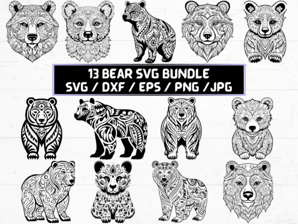 Bear SVG Bundle: A Comprehensive Overview for Designers and Creators