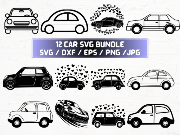 Car SVG Bundle: A Creative Resource for Designers and Creators