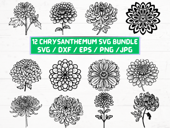 Chrysanthemum Flower Laser Cut: A Versatile Design for Creative Projects