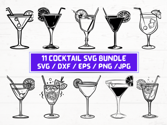 Cocktail SVG Bundle