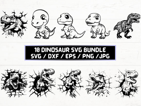 Dinosaur SVG Bundle: A Powerful Tool for Designers and Creators