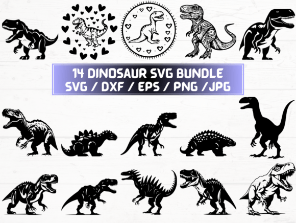 Exploring the Versatility of Dinosaur SVG. DXF. EPS. JPG. PNG Files