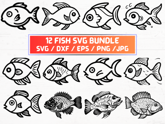 Fish SVG for Creative Projects