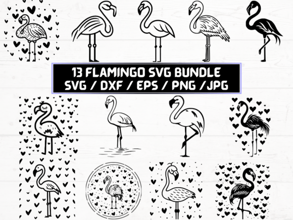 Flamingo SVG, DXF, EPS, JPG, PNG: A Versatile Digital Asset for Creative Workflows