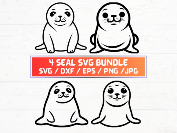 Seal SVG, DXF, EPS, JPG, PNG: A Digital Asset for Modern Creators