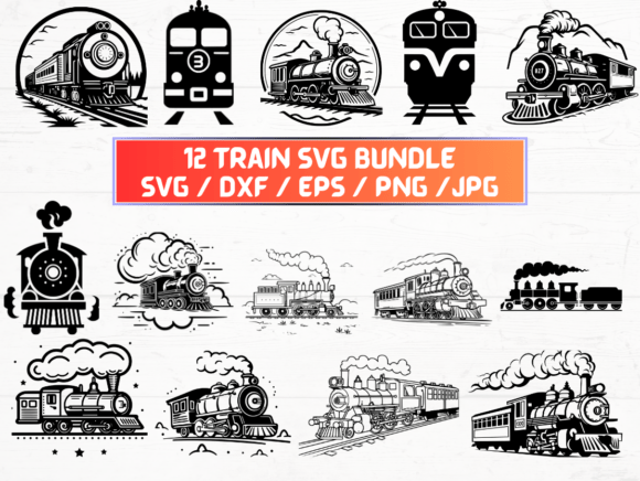 Train SVG: A Versatile Digital Asset for Modern Design Workflows