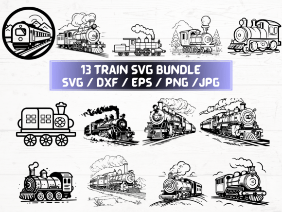 Train SVG Bundle