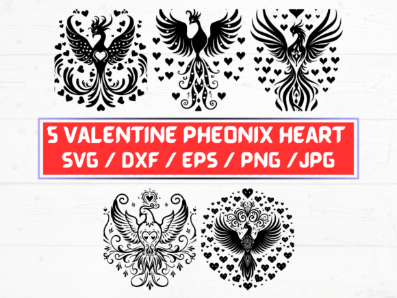 Valentine Phoenix Heart SVG: A Versatile Digital Asset for Creative and Professional Workflows