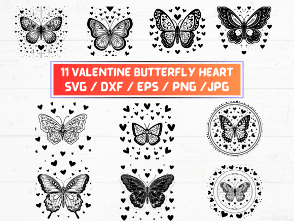 Valentines Butterfly Heart SVG: A Versatile Digital Asset for Creative Projects