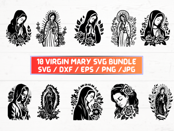 Virgin Mary SVG: A Versatile Digital Asset for Creative Projects
